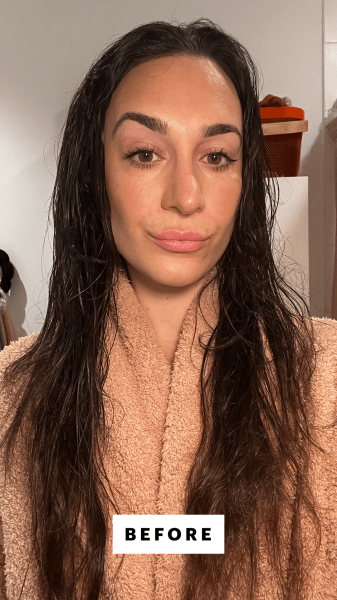 Wohlner before using the LOral Professionel AirLight Pro